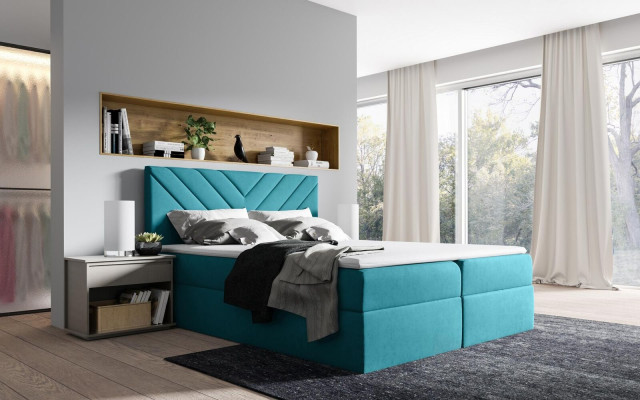Bed bed base box spring bed double hotel modern bed base beds bedroom
